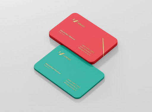 کارت ویزیت سلفون مات دور گرد